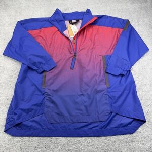 Adidas Jacket Mens Medium My Shelter Wind.RDY Parley Rain Packable Anorak New